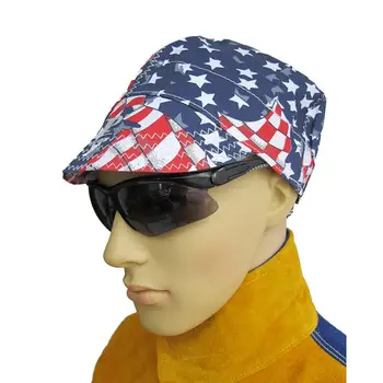 Хлопчатобумажная Сварочная шапочка, шлем, предотвращающий впитывание пота, шлем для сварщиков, Регулируемое Применение Для защиты от сварки, Защитный шлем