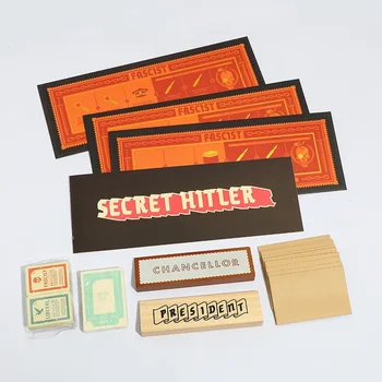Настольные игры Secret Hitler игры для вечеринок для взрослых 2-8 человек Игра на День рождения, праздничная вечеринка, интересная игра-головоломка