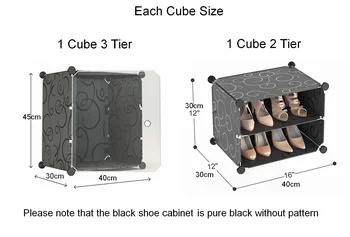 Стеллаж Для обуви Большой Емкости Для Хранения Ботинок 12 Кубических Органзий Модульный Пластиковый 6-Уровневый 24-96 Пар Обувной Башни Cabine