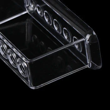 Пластиковая прозрачная подставка для пробирок, подставка на 6 отверстий, полка для лабораторных пробирок, Новинка